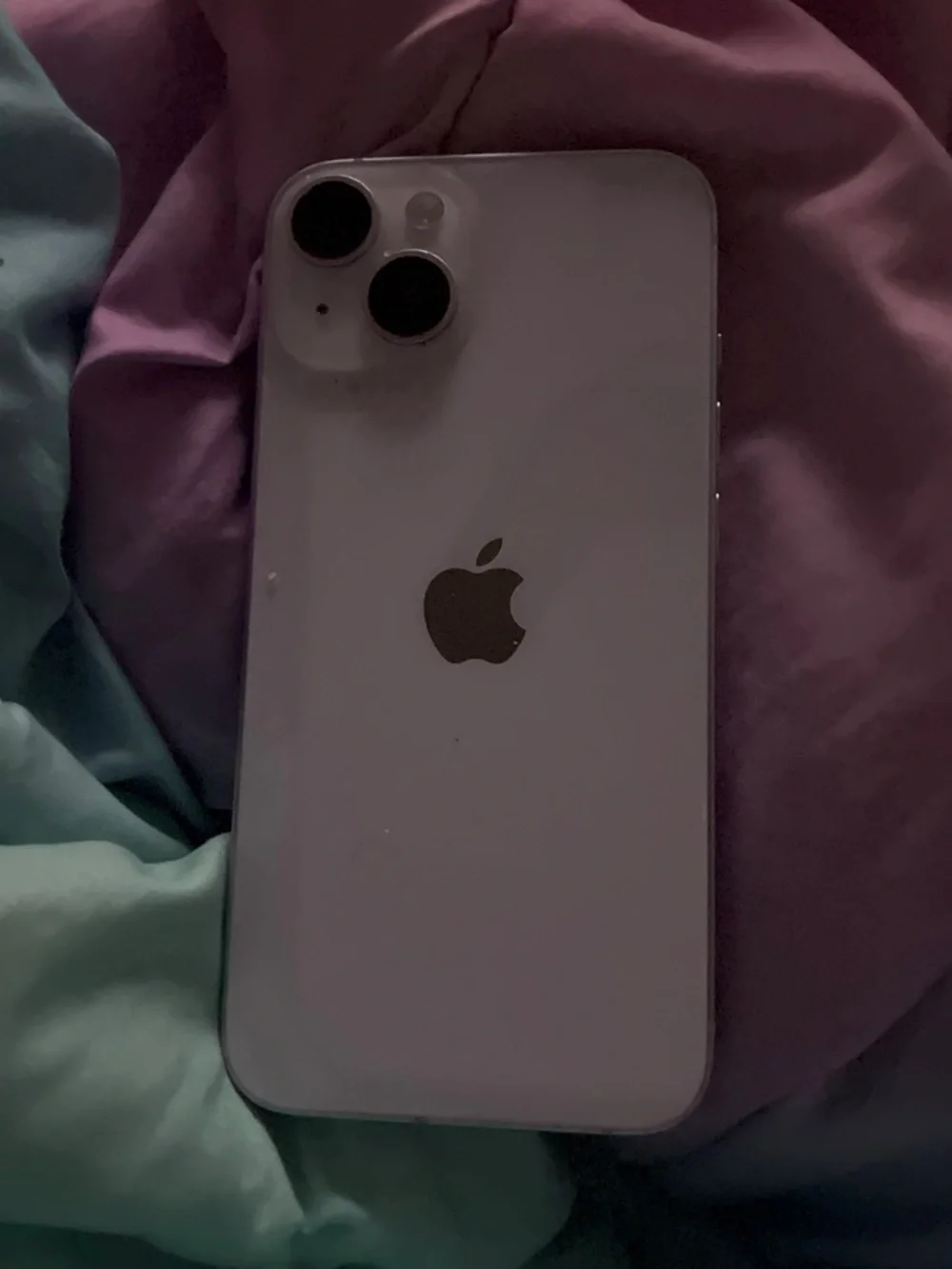 Apple iPhone in Light Purple with Dual Rear Cameras